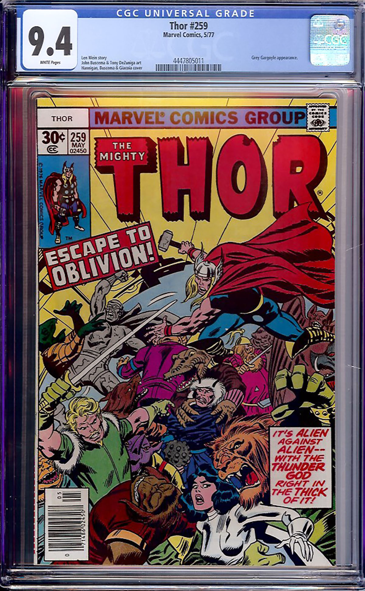 Thor #259 CGC 9.4 w