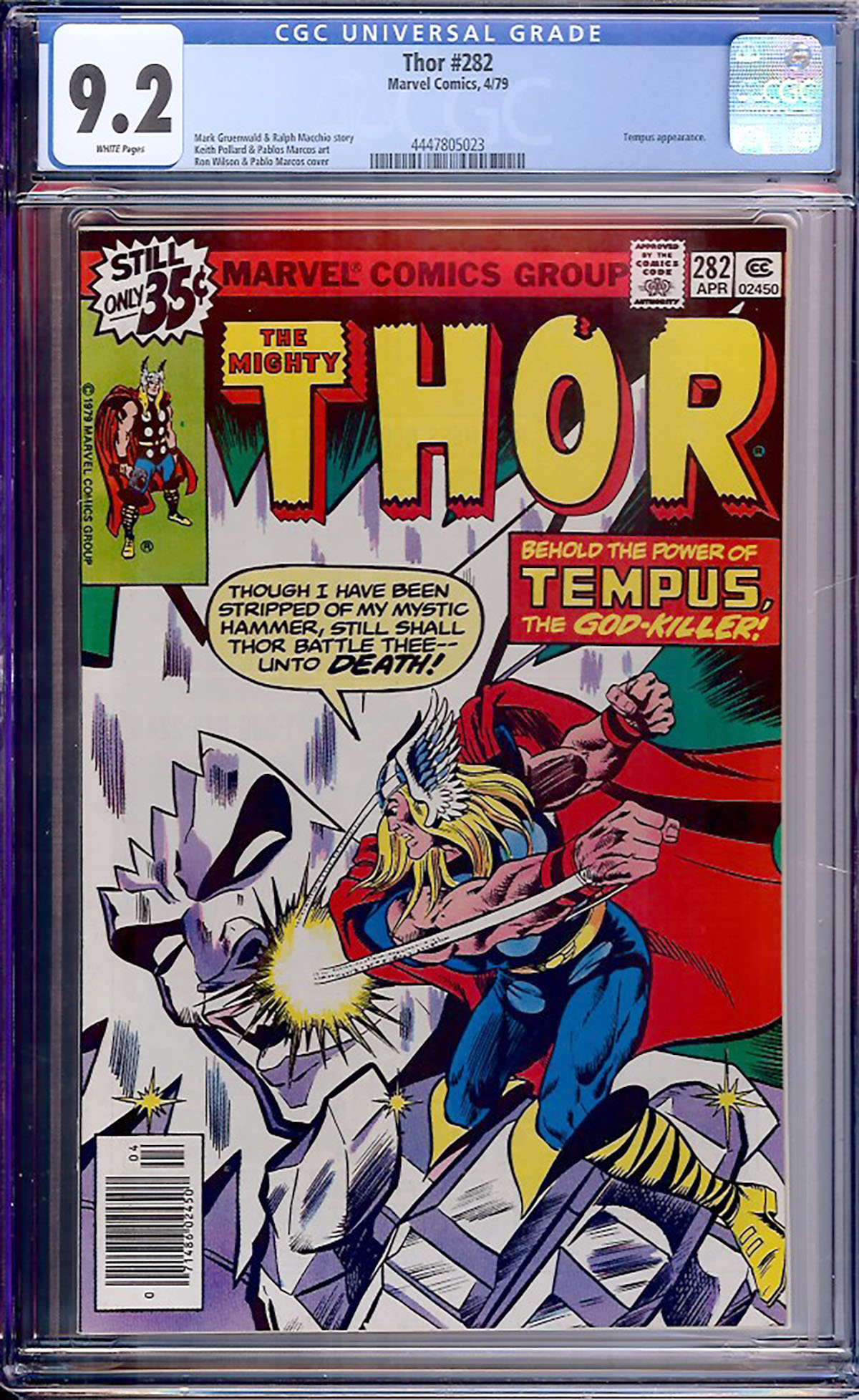 Thor #282 CGC 9.2 w