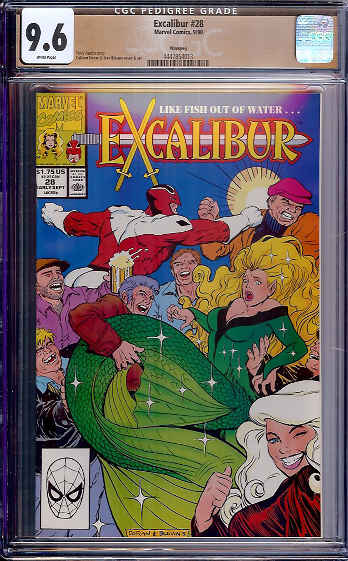 Excalibur #28 CGC 9.6 w Winnipeg