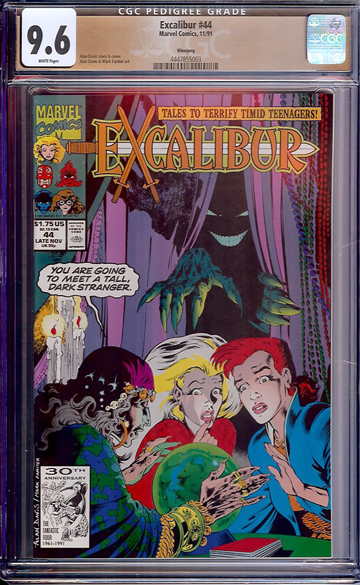 Excalibur #44 CGC 9.6 w Winnipeg