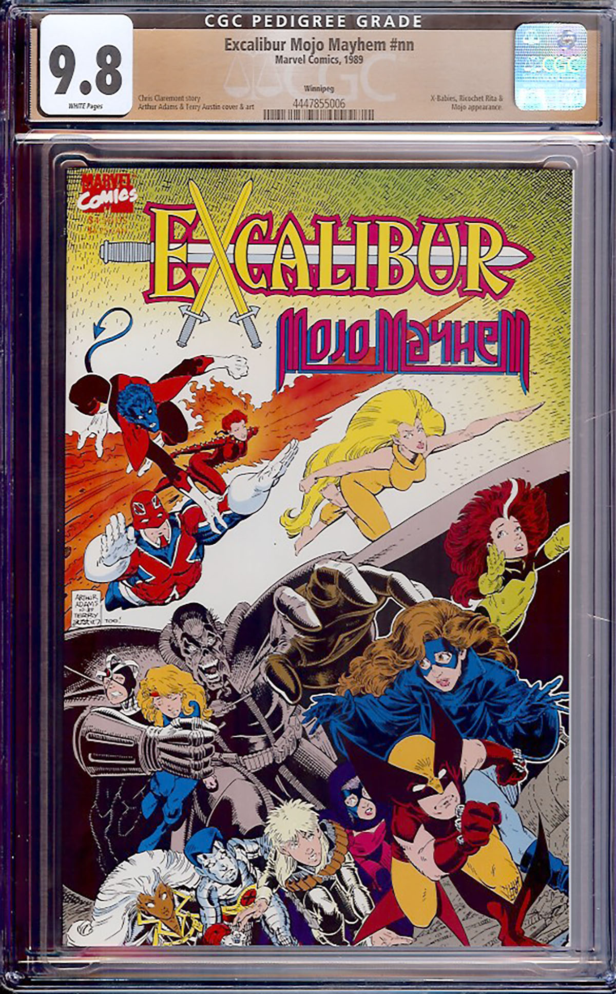 Excalibur Mojo Mayhem #1 CGC 9.8 w Winnipeg