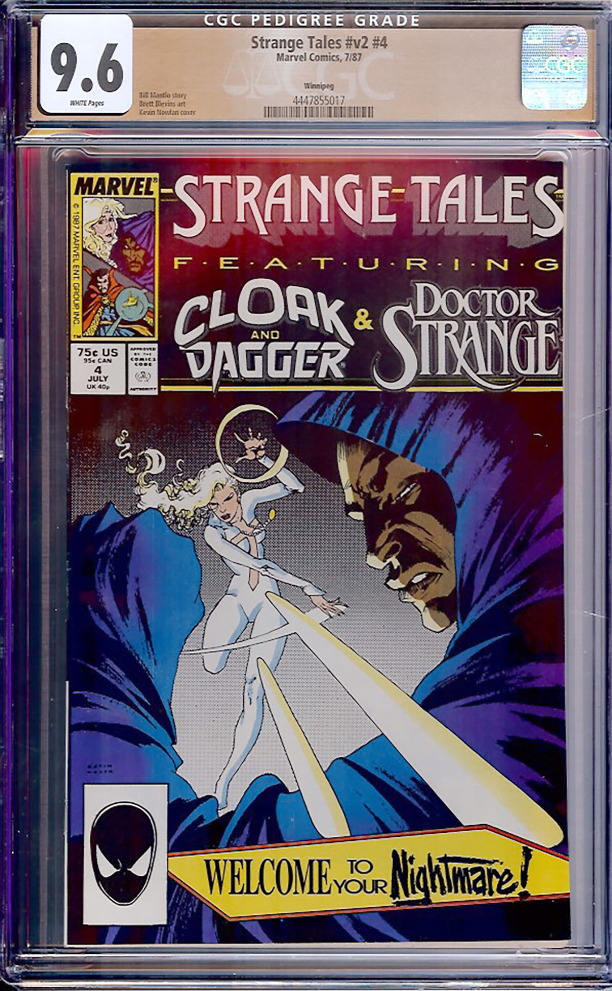 Strange Tales Vol 2 #4 CGC 9.6 w Winnipeg