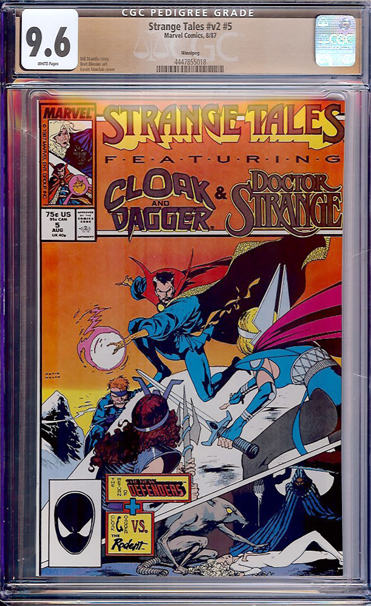 Strange Tales Vol 2 #5 CGC 9.6 w Winnipeg