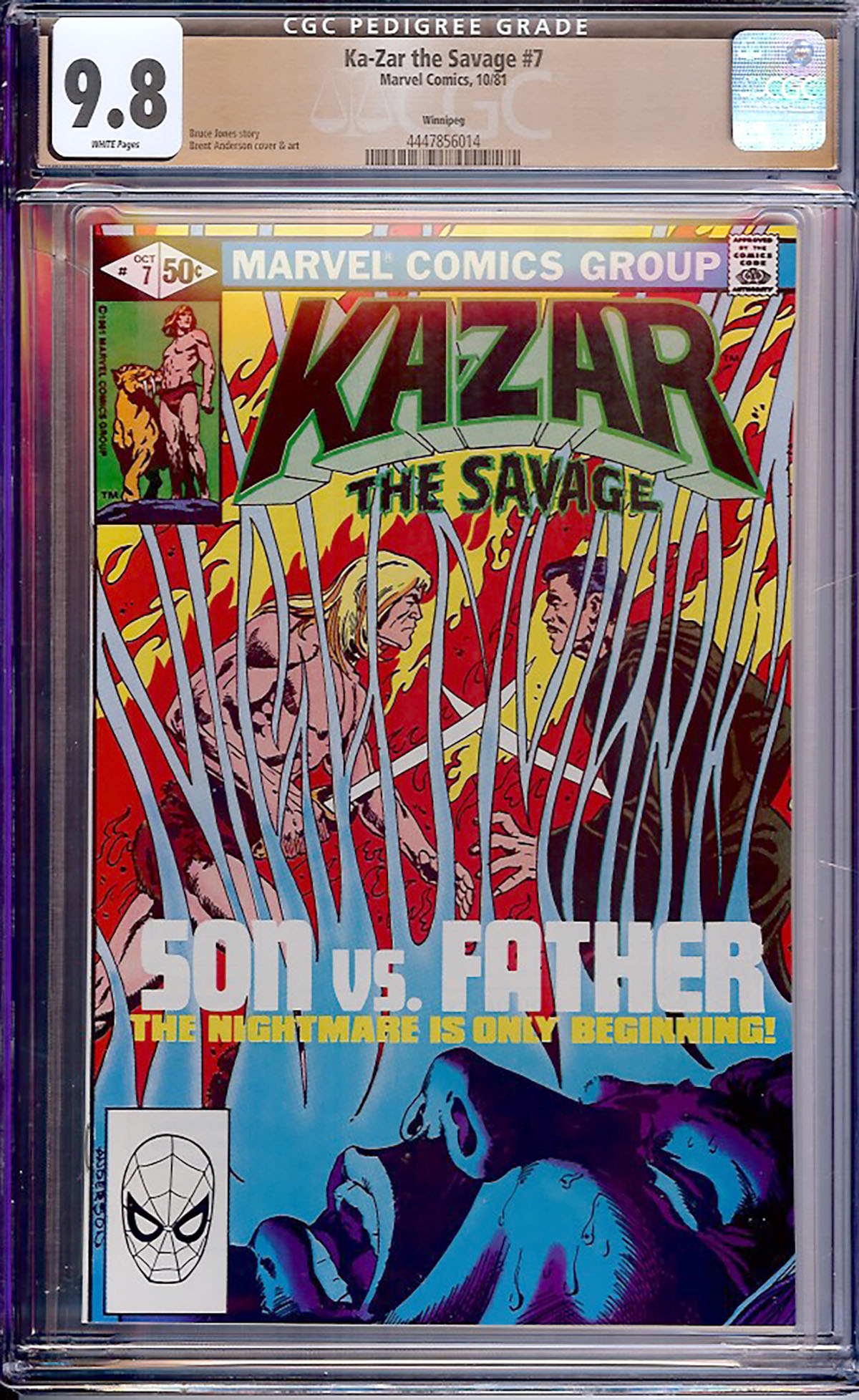 Ka-Zar the Savage #7 CGC 9.8 w Winnipeg