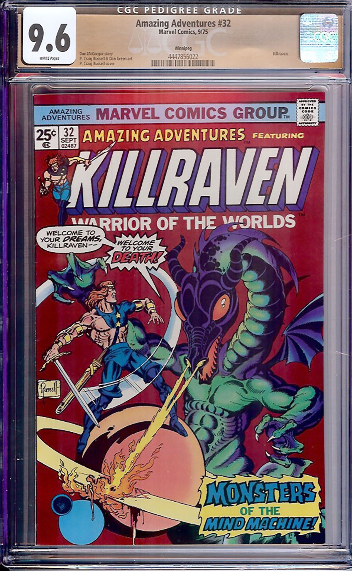 Amazing Adventures #32 CGC 9.6 w Winnipeg