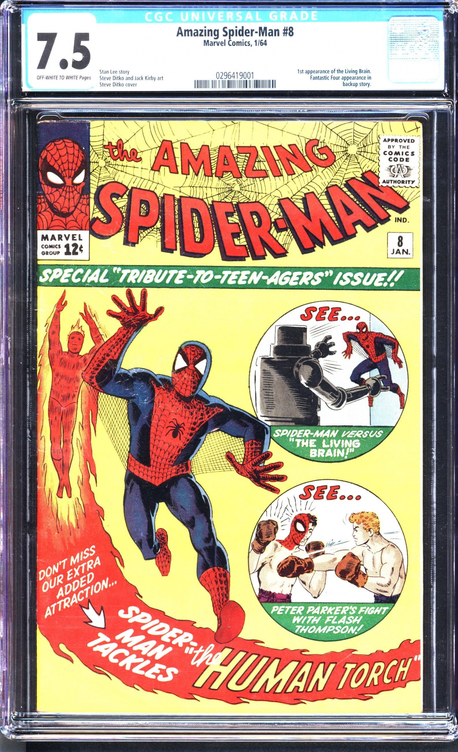 Amazing Spider-Man #8 CGC 7.5 ow/w