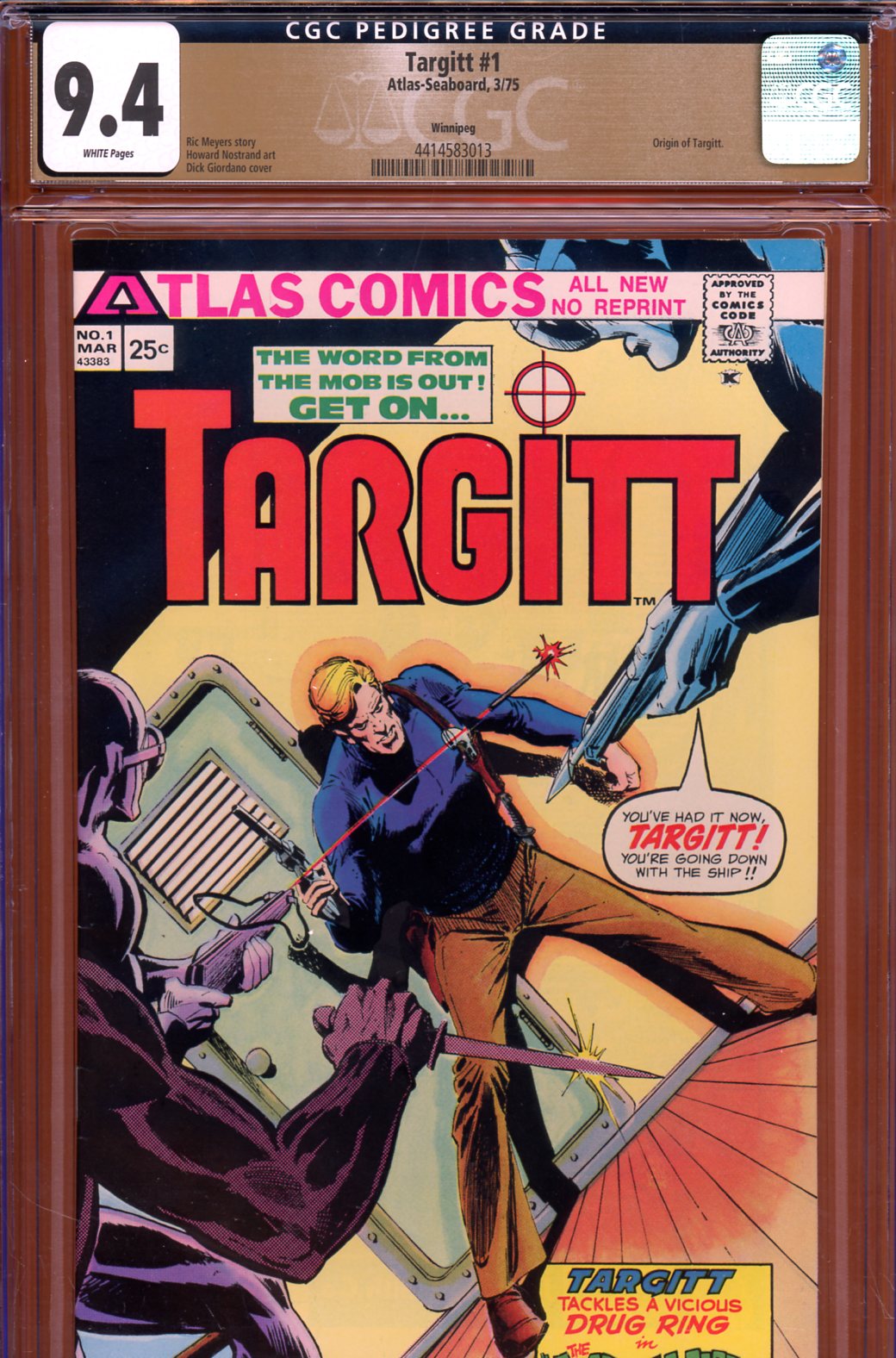 Targitt #1 CGC 9.4 w Winnipeg