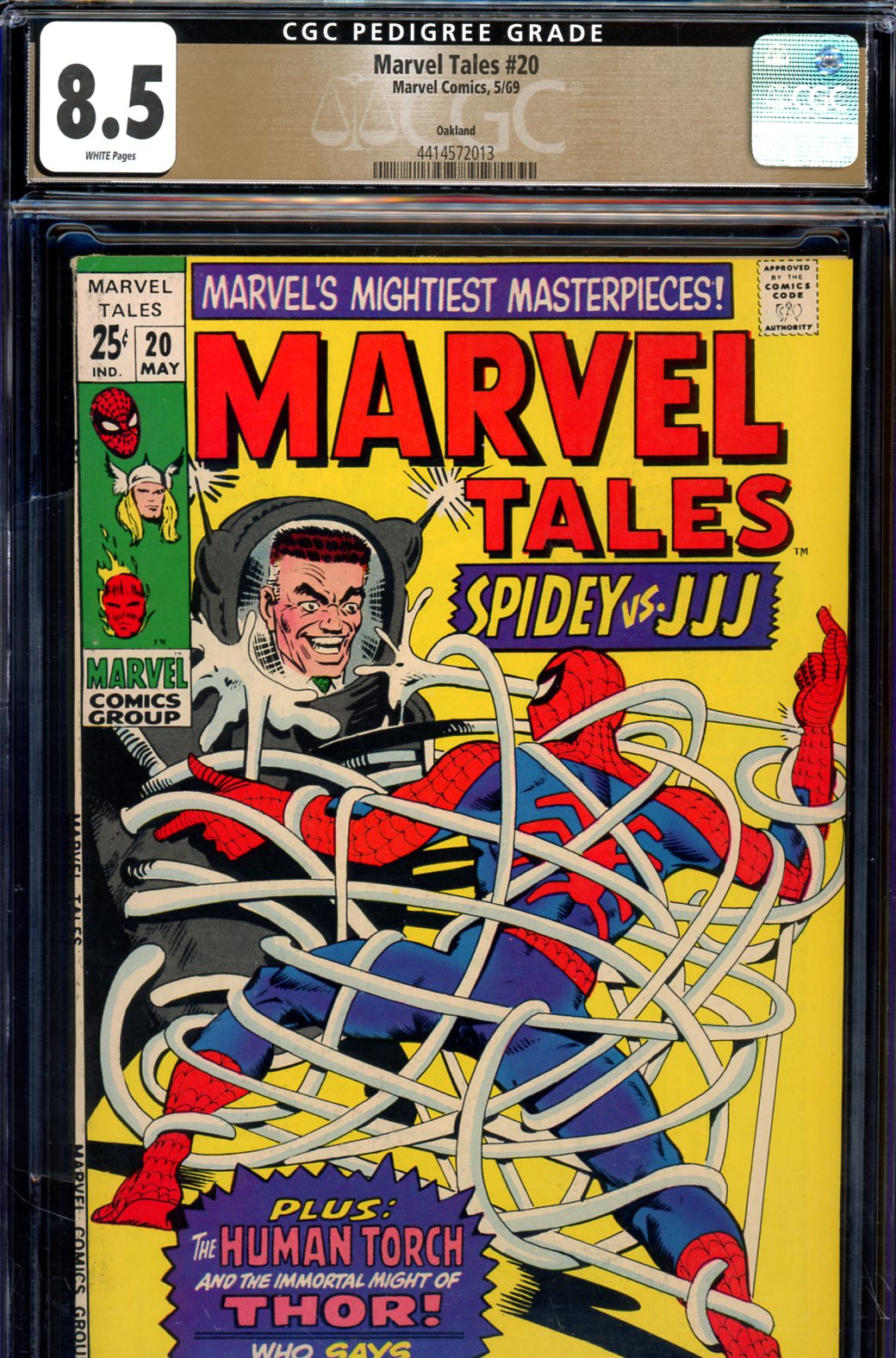 Marvel Tales #20 CGC 8.5 w Oakland