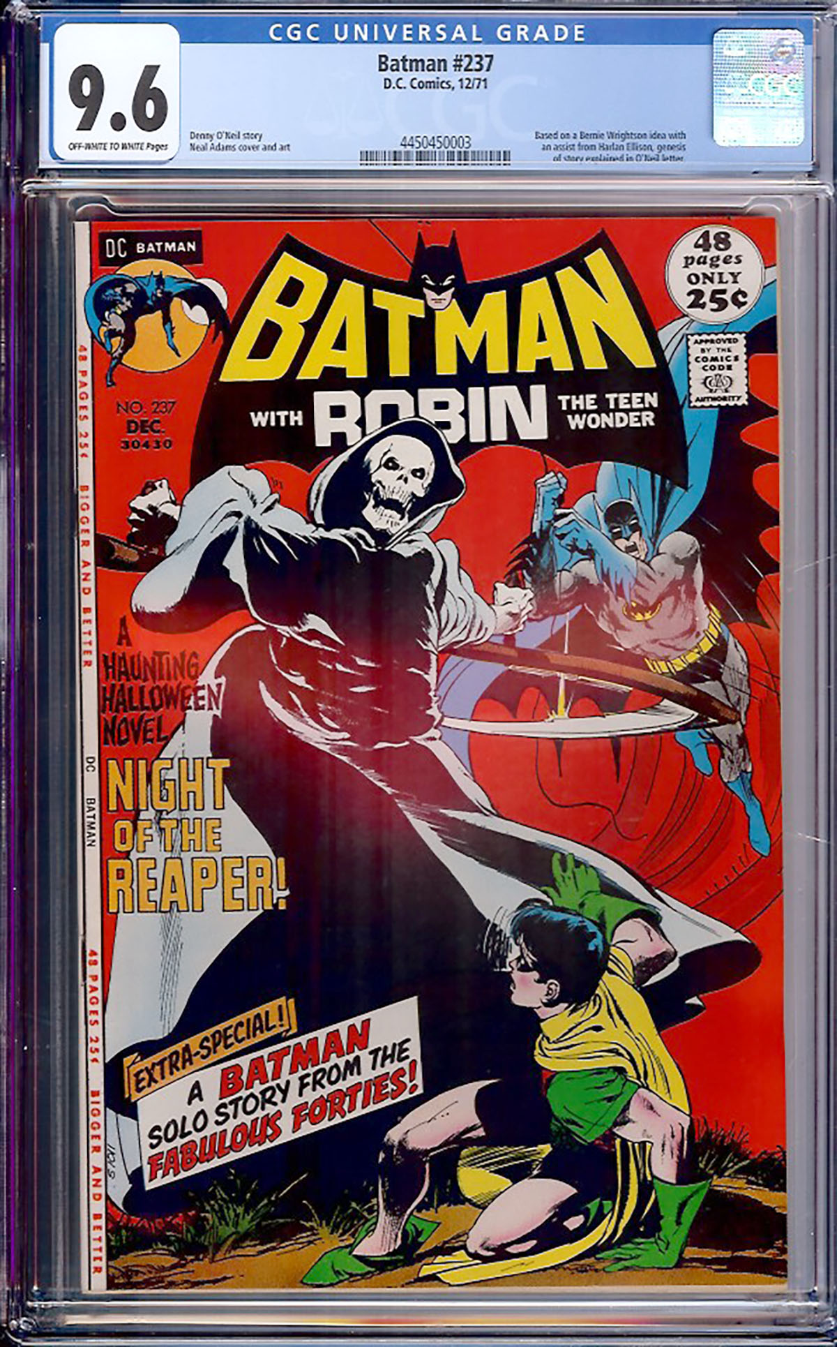 Batman #237 CGC 9.6 ow/w