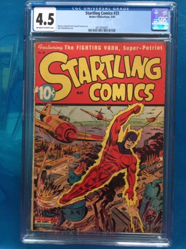 Startling Comics #33 CGC 4.5 ow/w