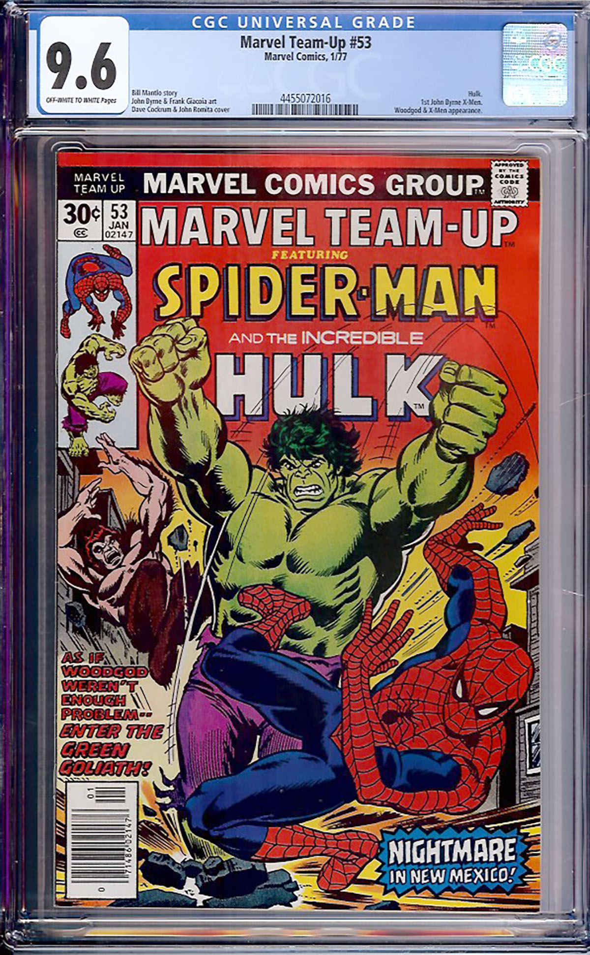 Marvel Team-Up #53 CGC 9.6 ow/w