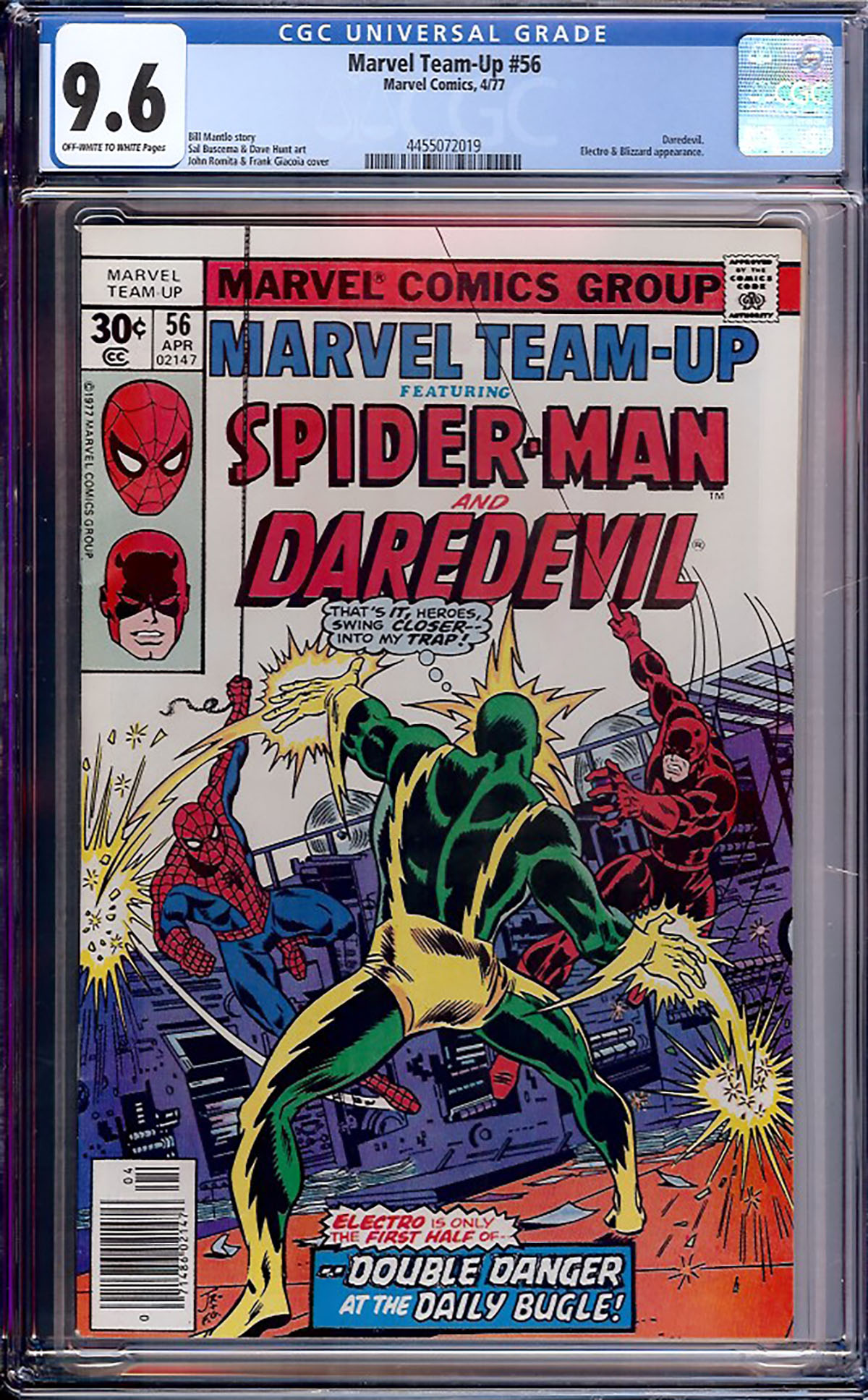 Marvel Team-Up #56 CGC 9.6 ow/w