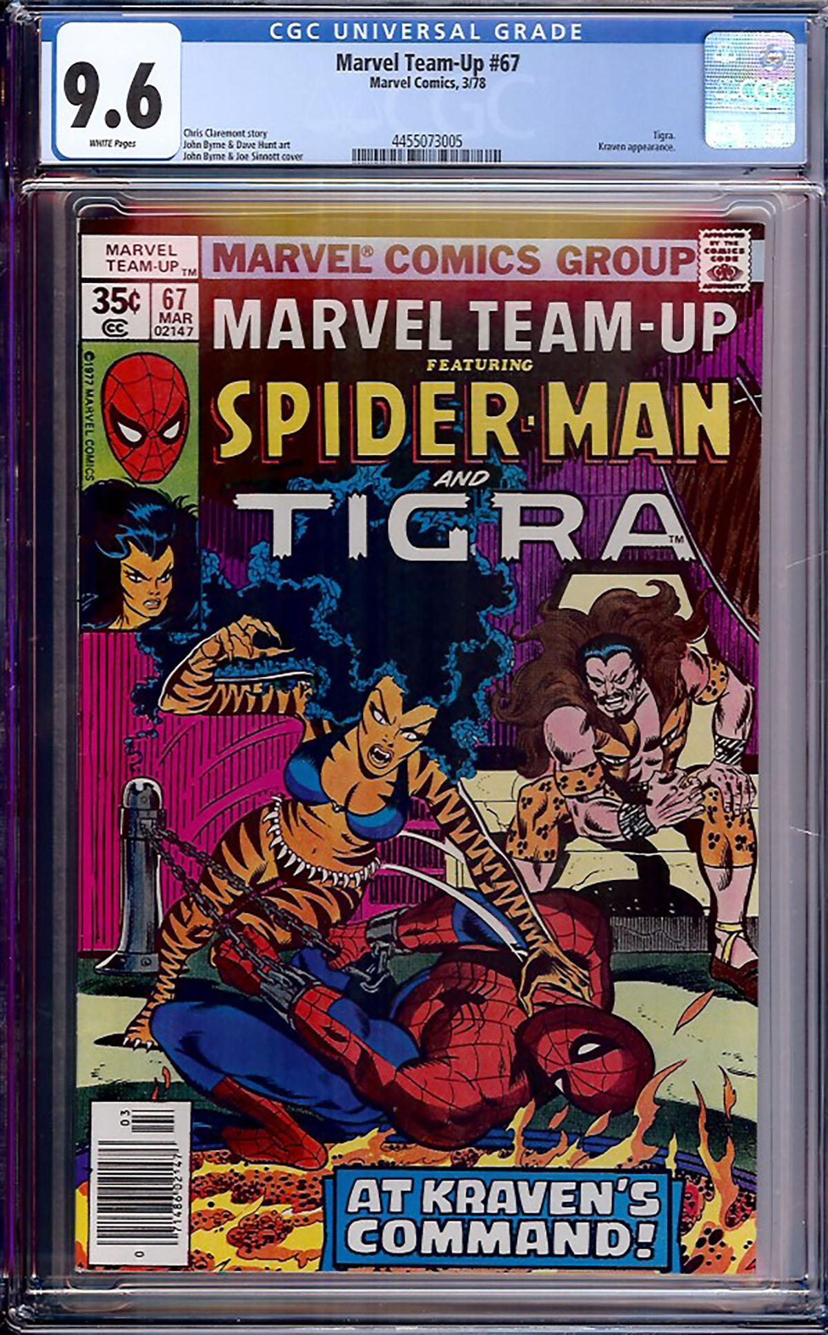 Marvel Team-Up #67 CGC 9.6 w