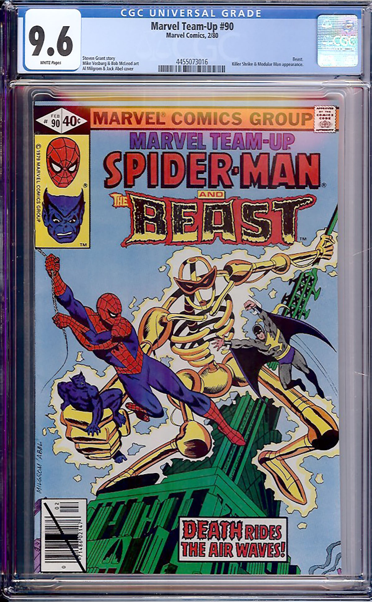 Marvel Team-Up #90 CGC 9.6 w