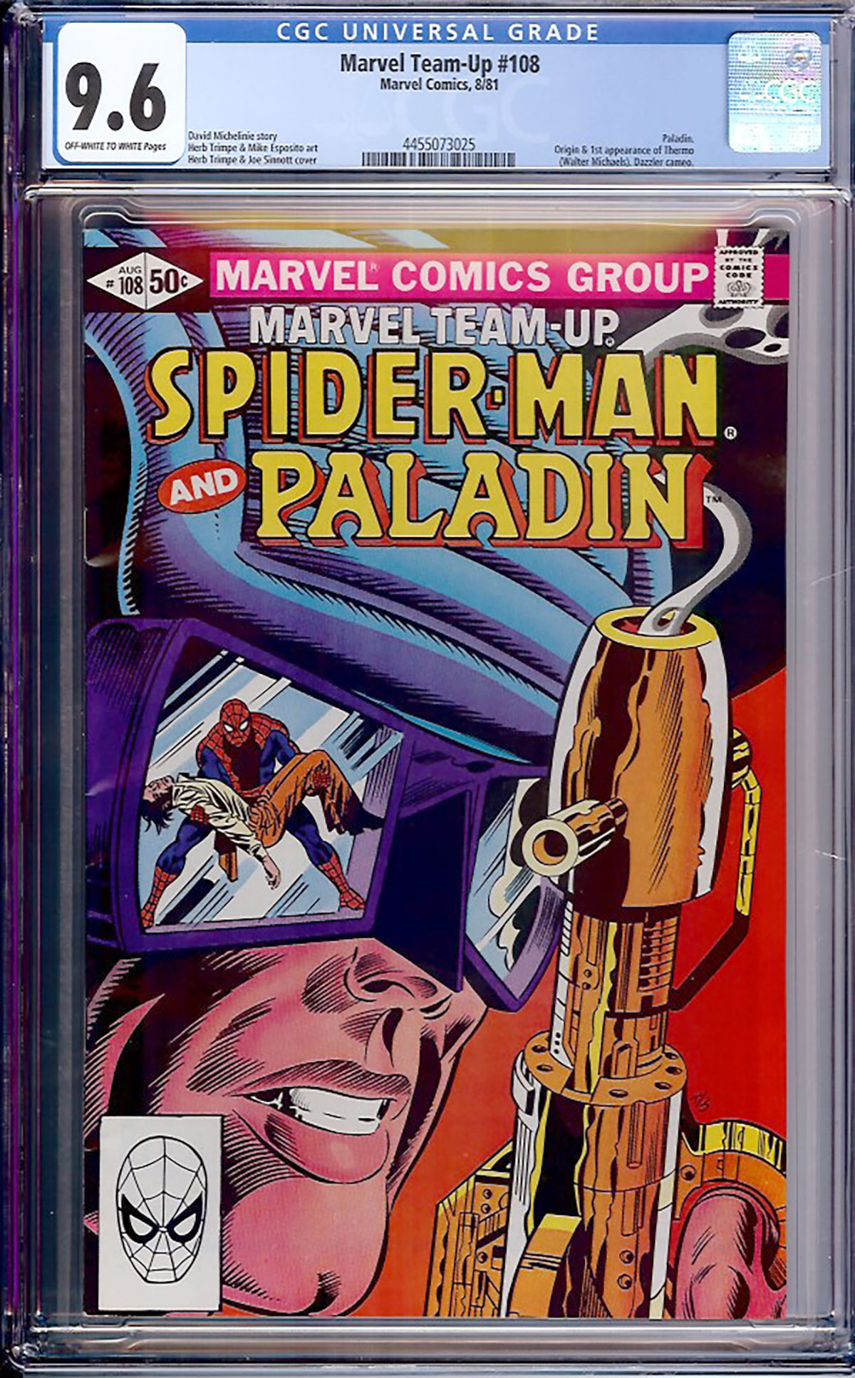 Marvel Team-Up #108 CGC 9.6 w