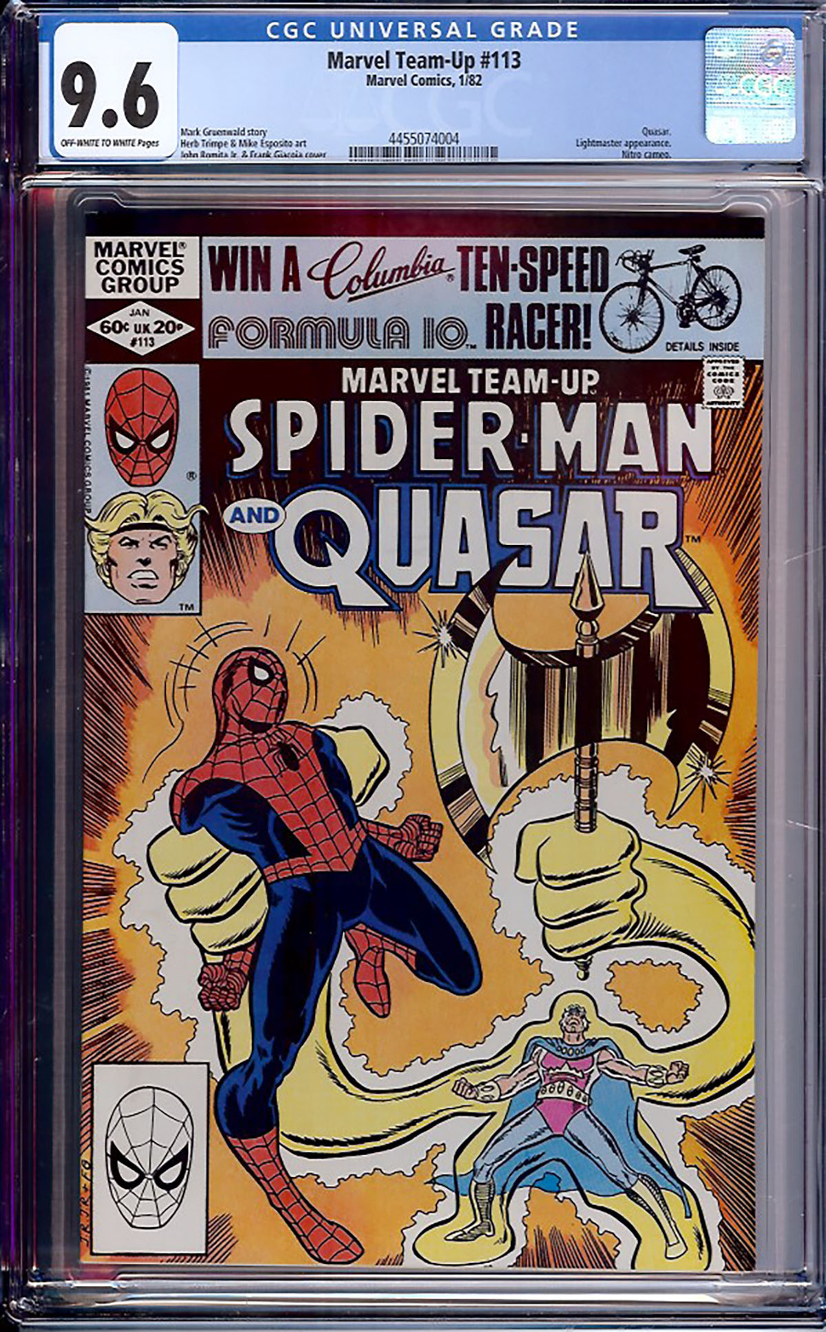 Marvel Team-Up #113 CGC 9.6 ow/w