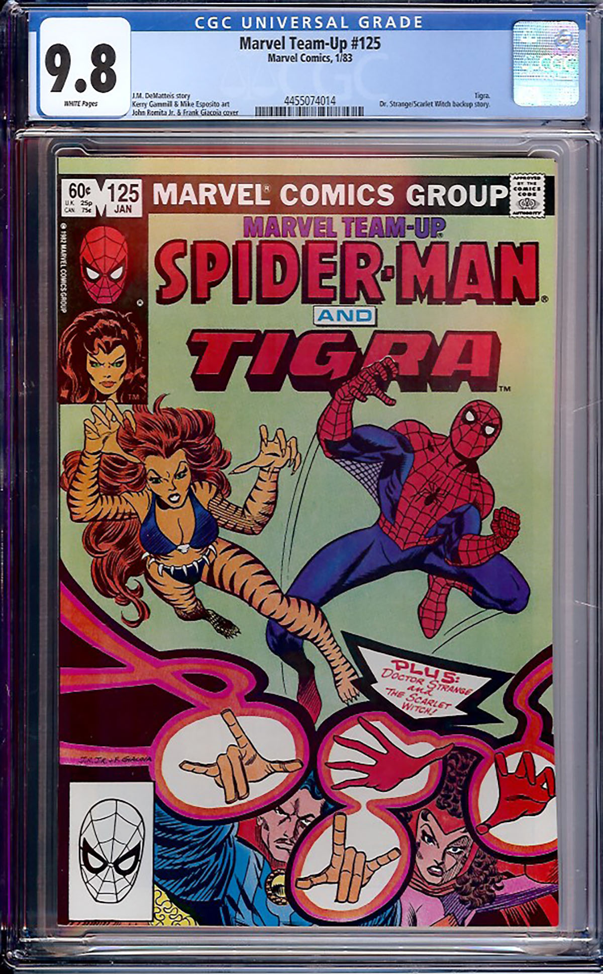 Marvel Team-Up #125 CGC 9.8 w