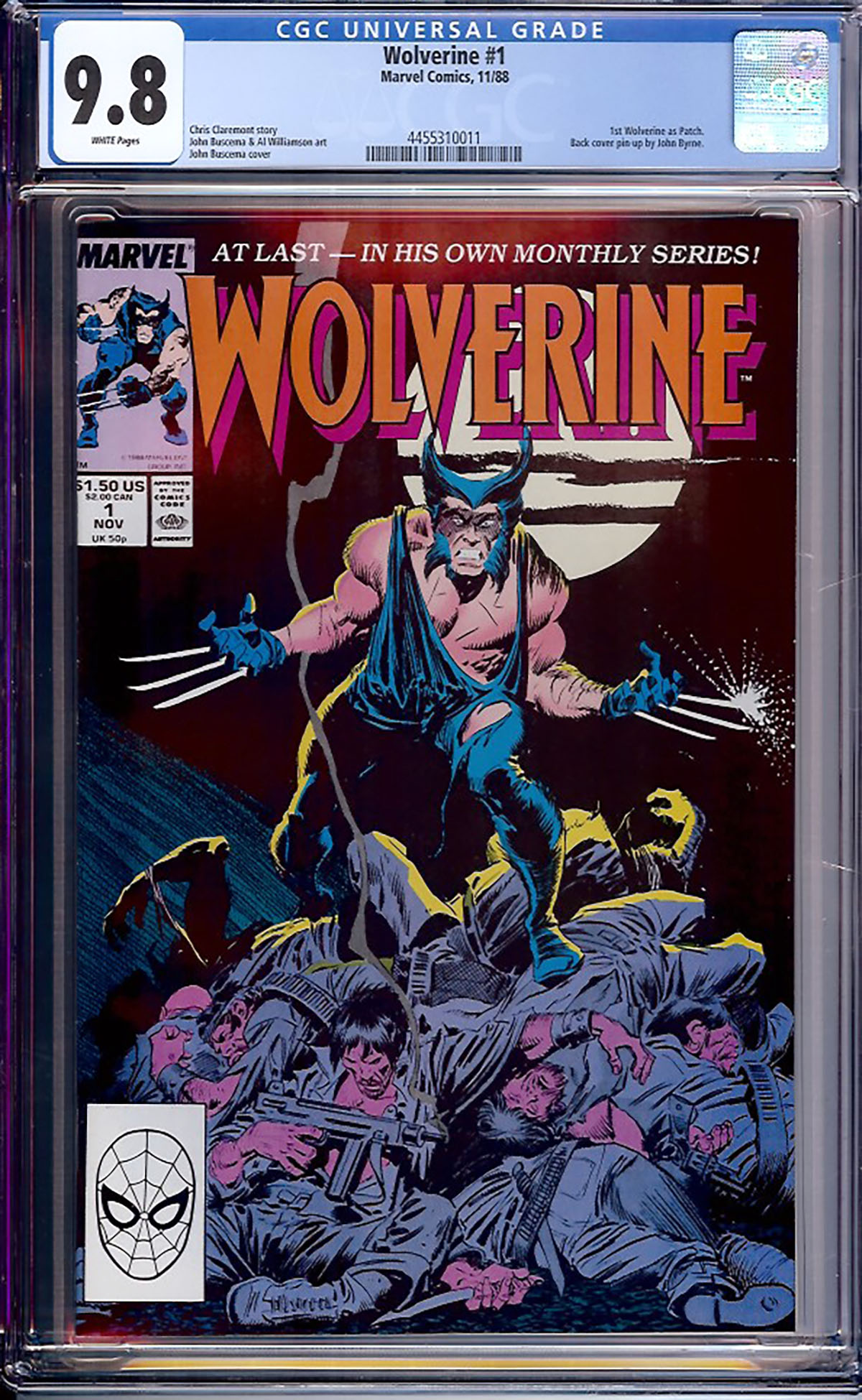 Wolverine #1 CGC 9.8 w