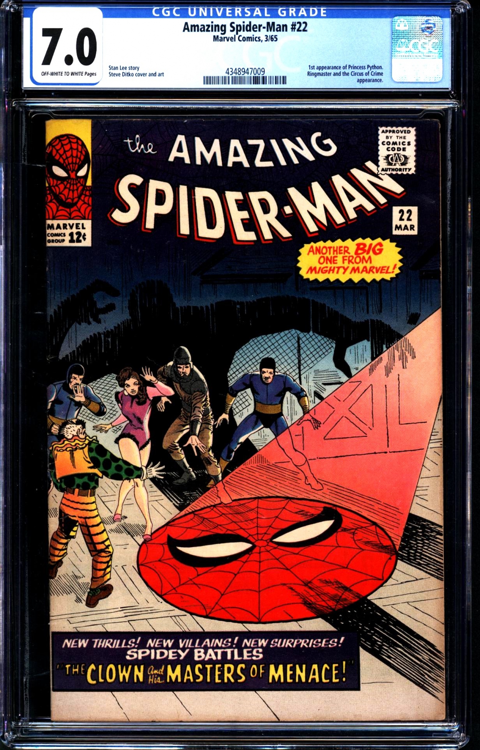 Amazing Spider-Man #22 CGC 7.0 ow/w