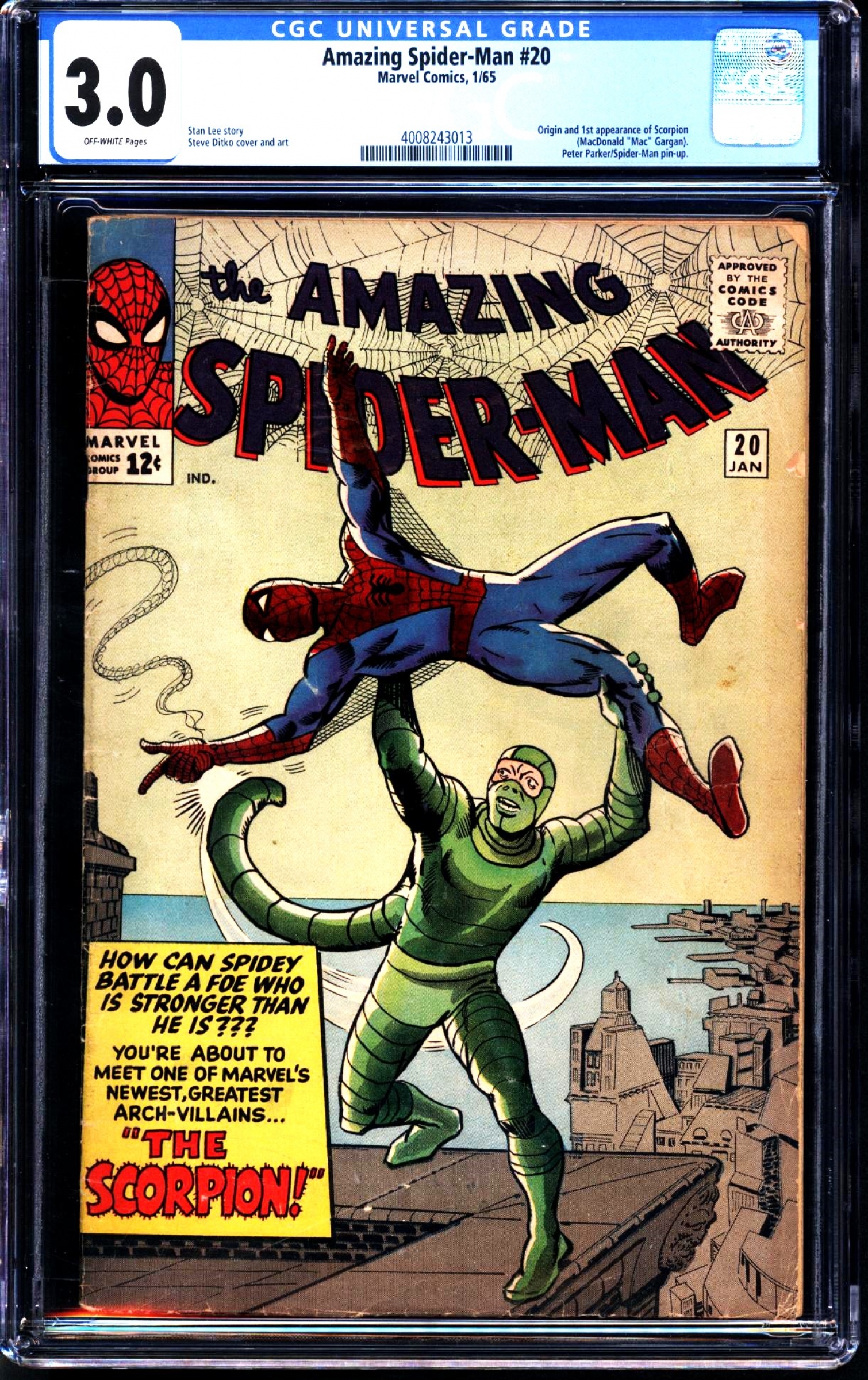 Amazing Spider-Man #20 CGC 3.0 ow