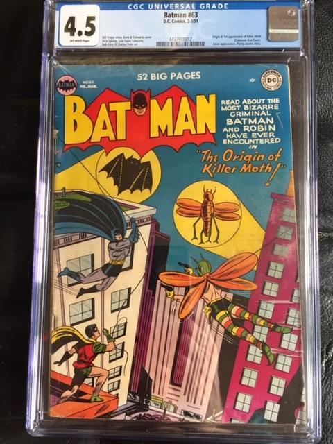 Batman #63 CGC 4.5 ow