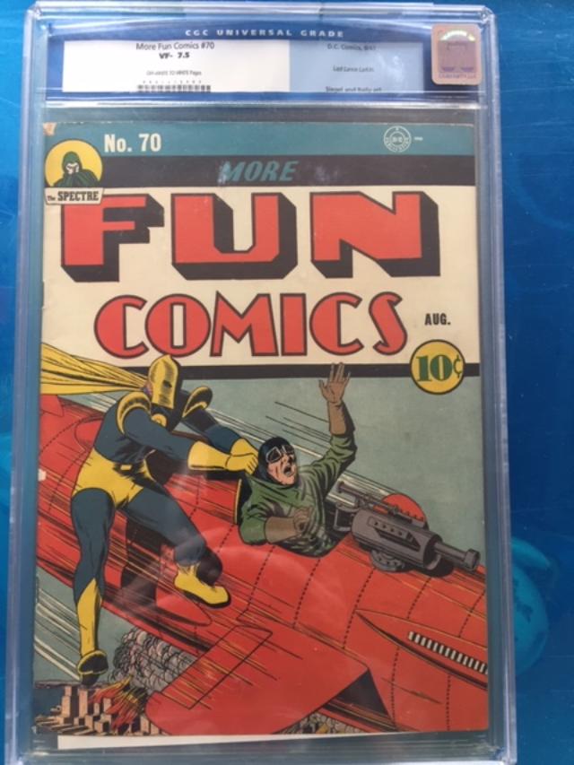 More Fun Comics #70 CGC 7.5 ow/w