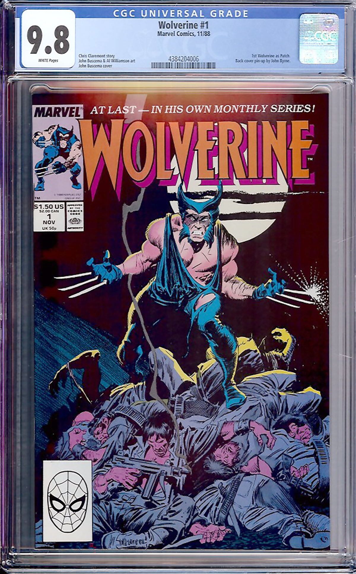 Wolverine #1 CGC 9.8 w