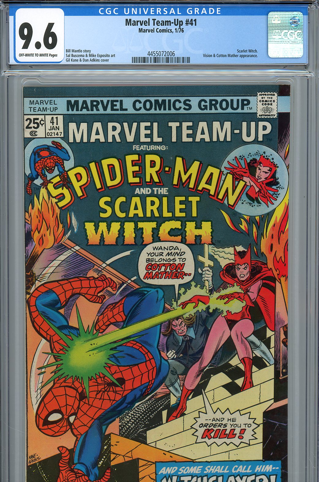 Marvel Team-Up #41 CGC 9.6 ow/w