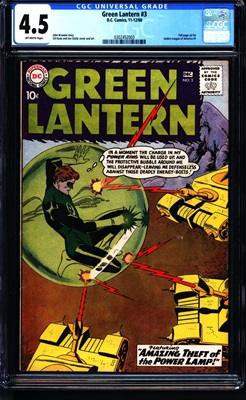 Green Lantern #3 CGC 4.5 ow