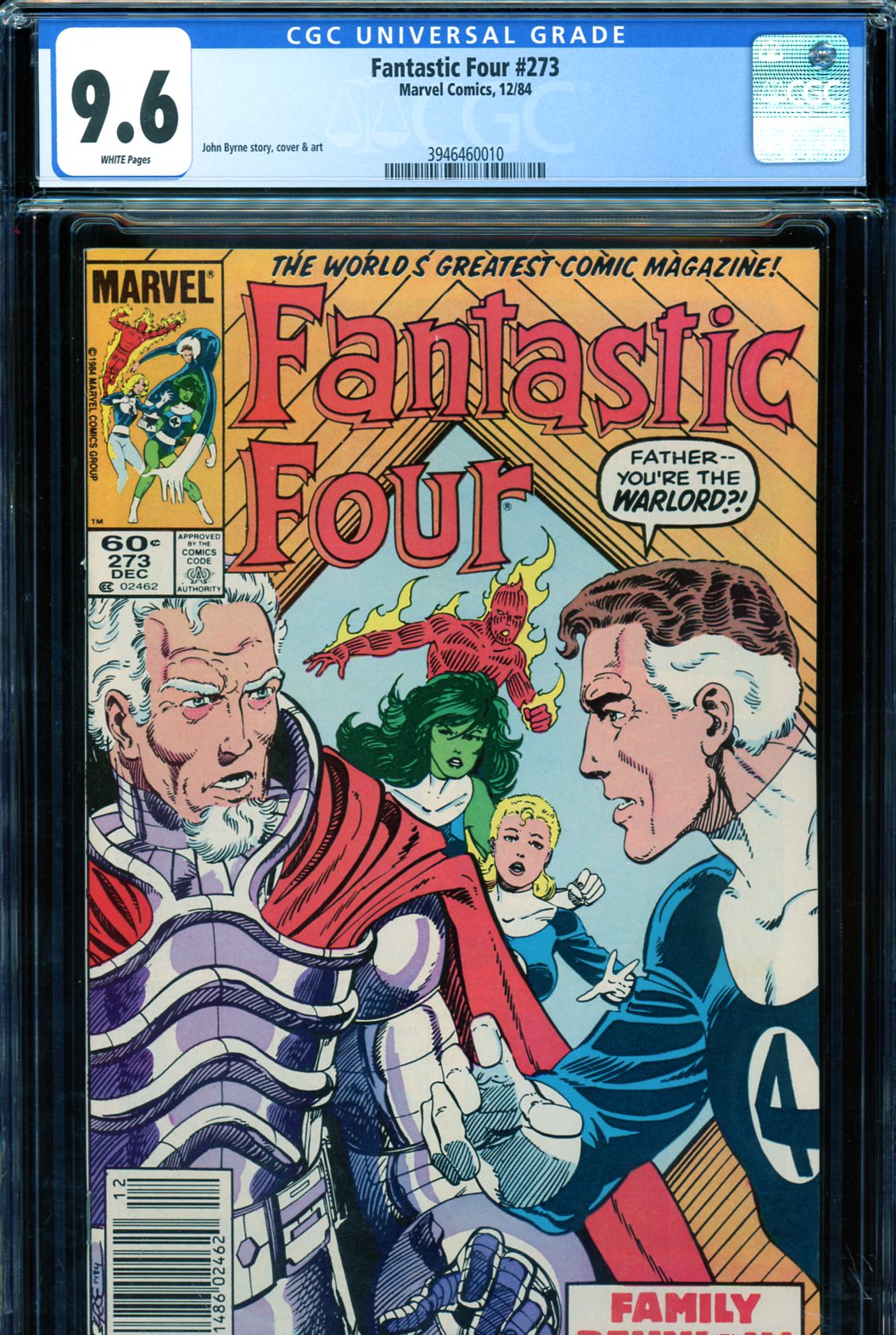 Fantastic Four #273 CGC 9.6 w