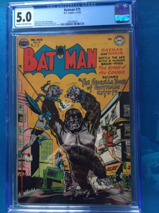 Batman #75 CGC 5.0 cr/ow