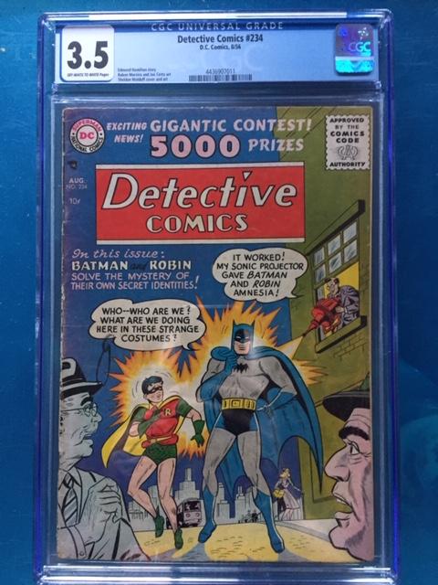 Detective Comics #234 CGC 3.5 ow/w