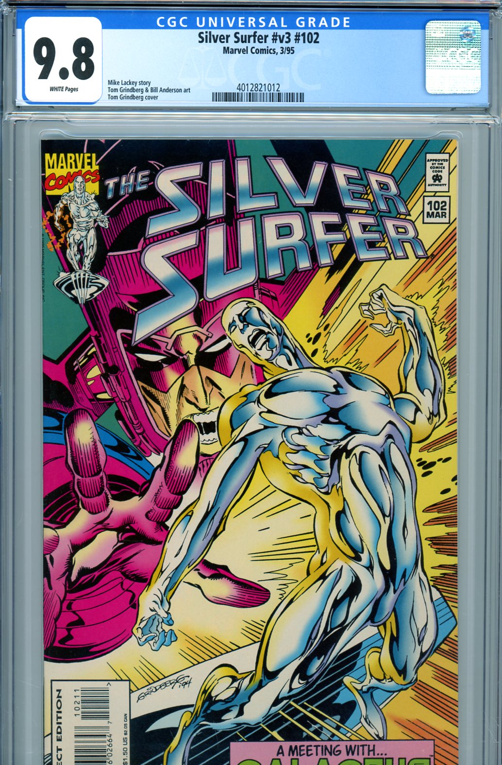 Silver Surfer #102 CGC 9.8 w