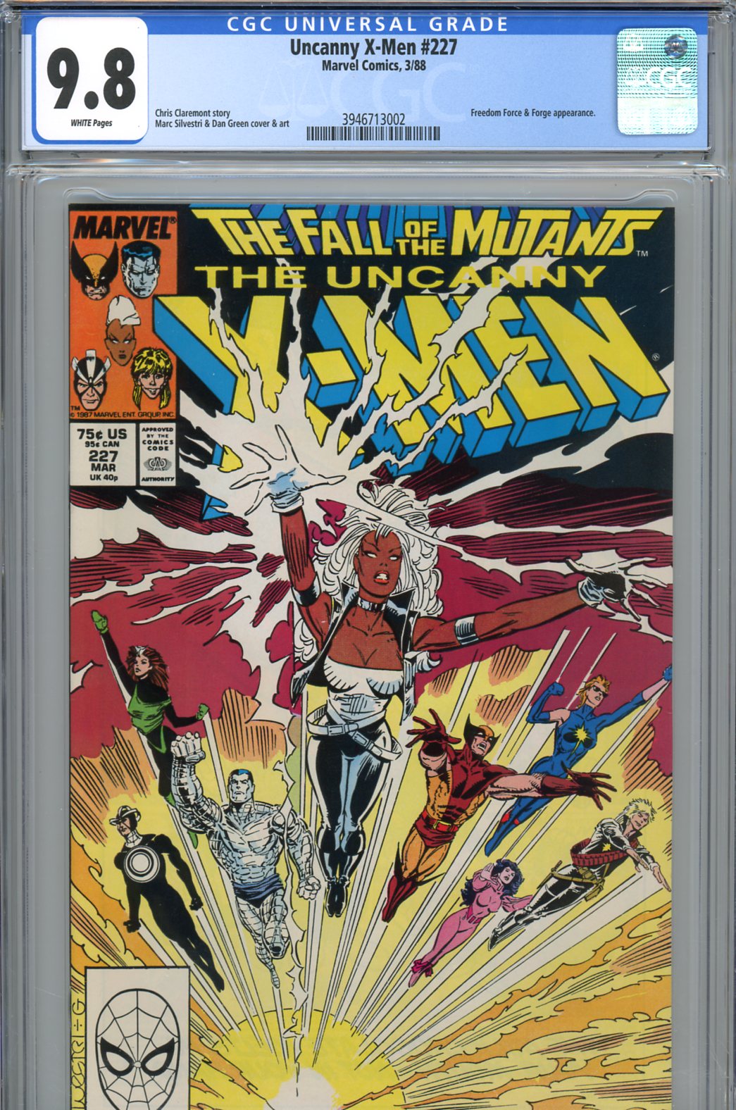 Uncanny X-Men #227 CGC 9.8 w