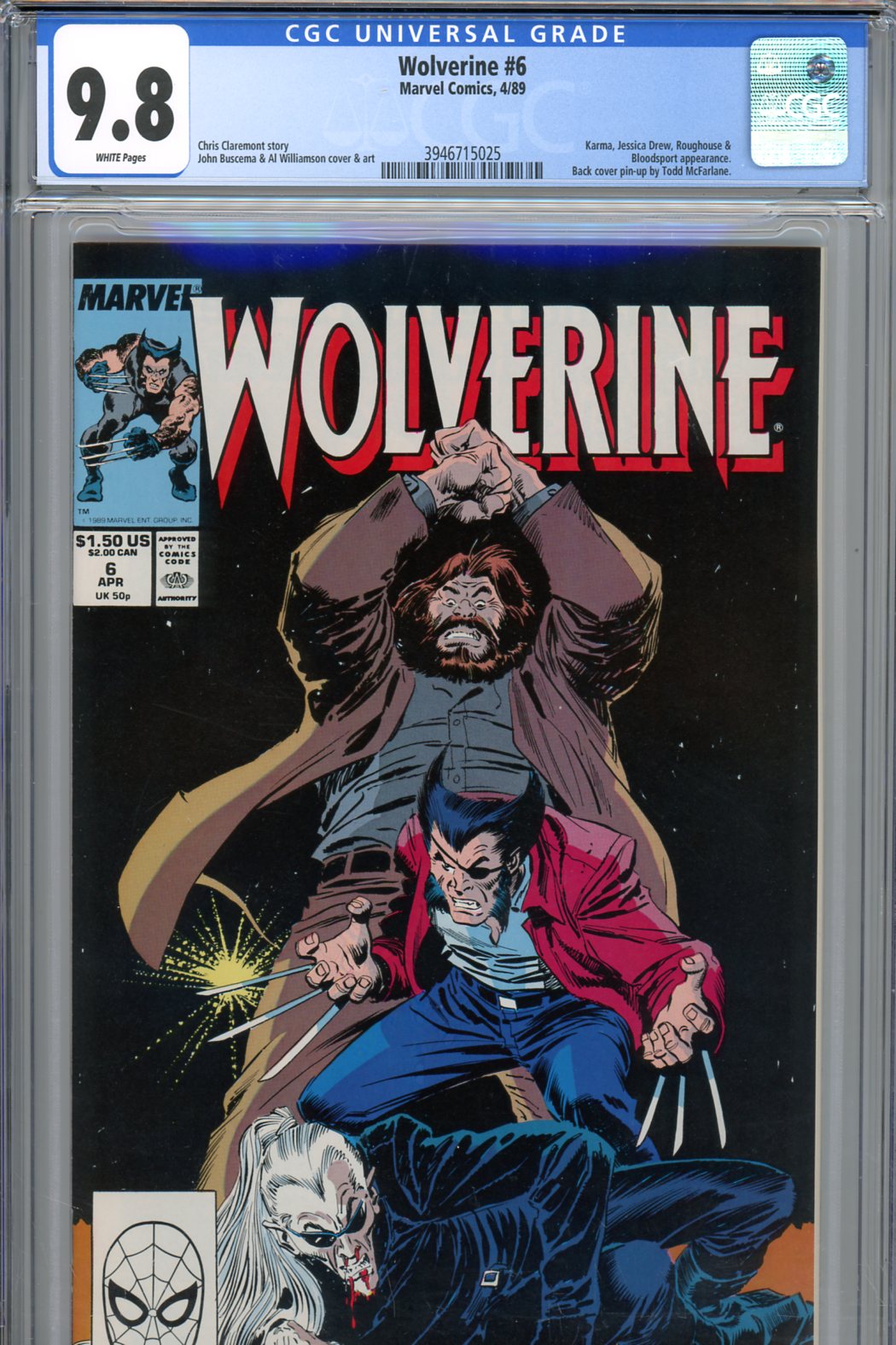 Wolverine #6 CGC 9.8 w