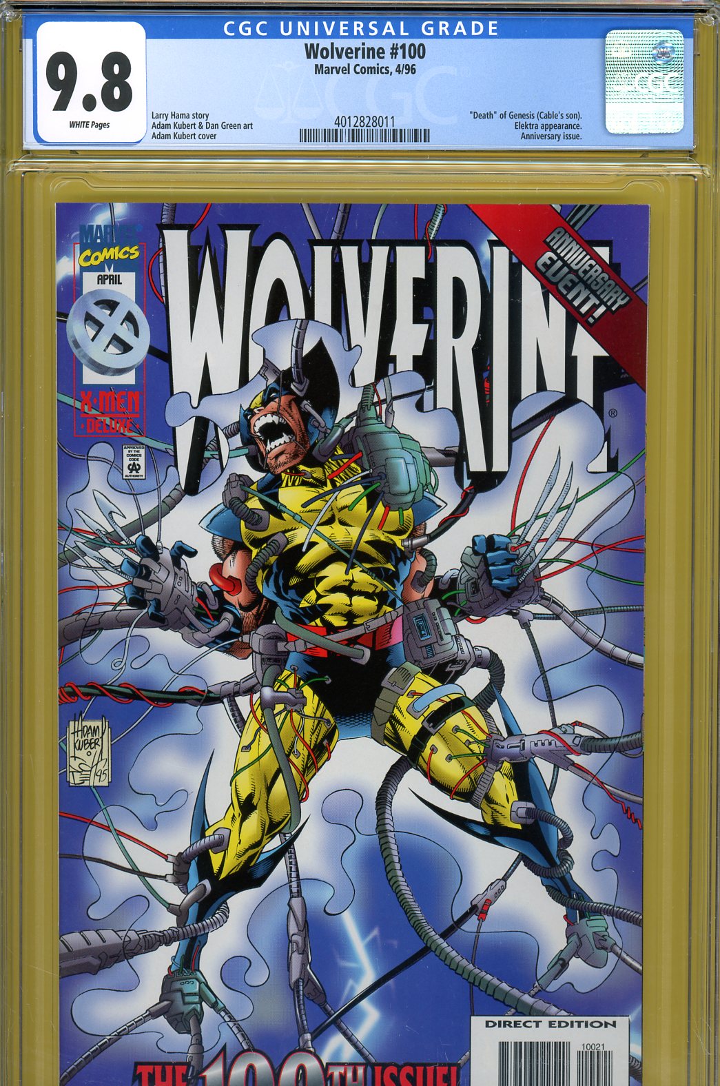 Wolverine #100 CGC 9.8 w Deluxe Edition