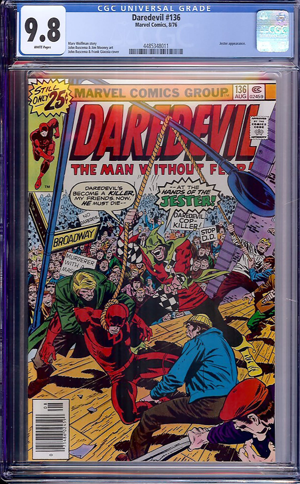 Daredevil #136 CGC 9.8 w