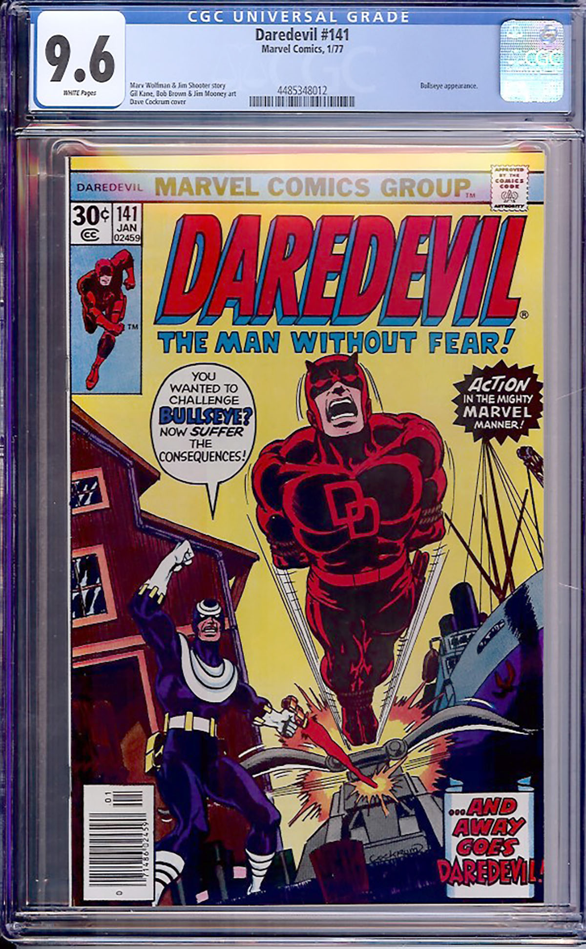 Daredevil #141 CGC 9.6 w