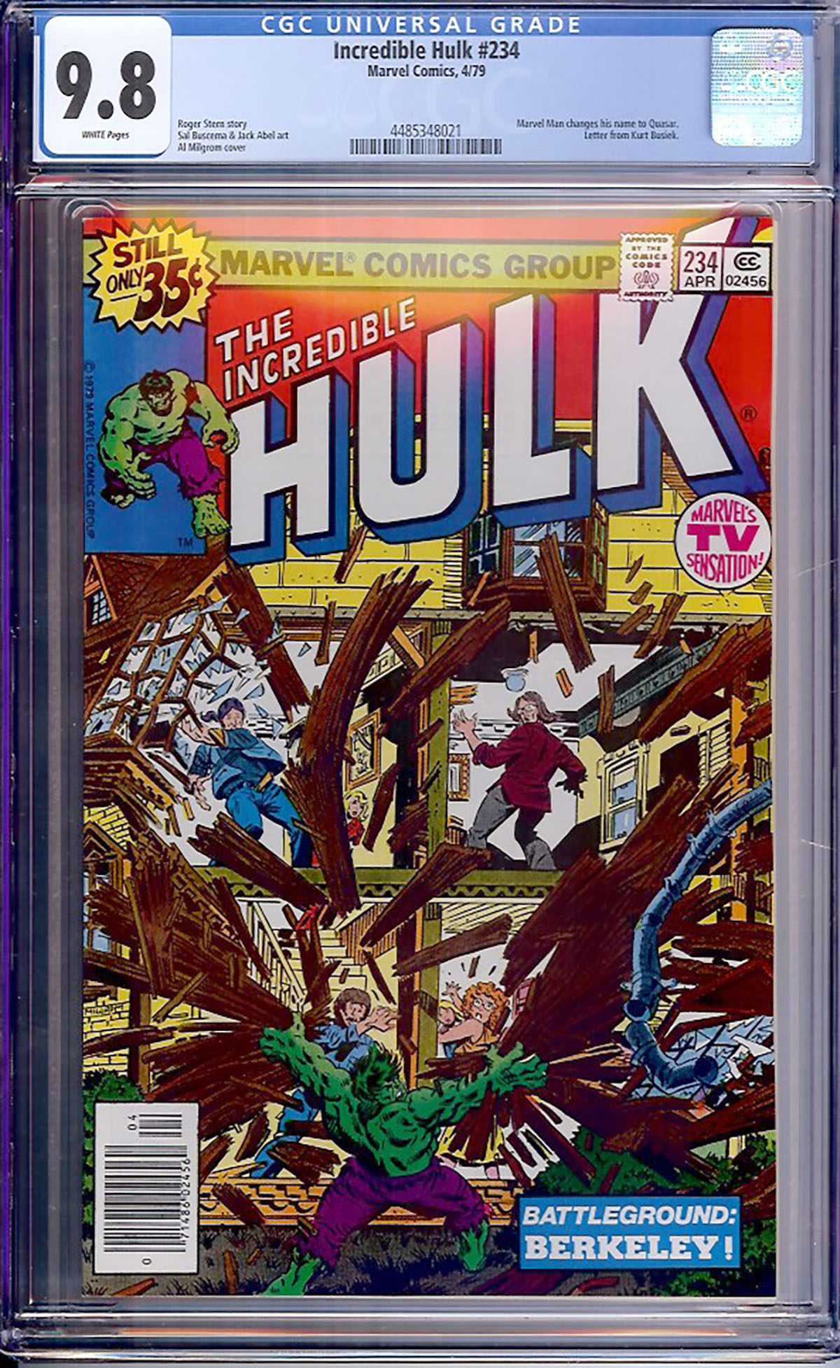 Incredible Hulk #234 CGC 9.8 w