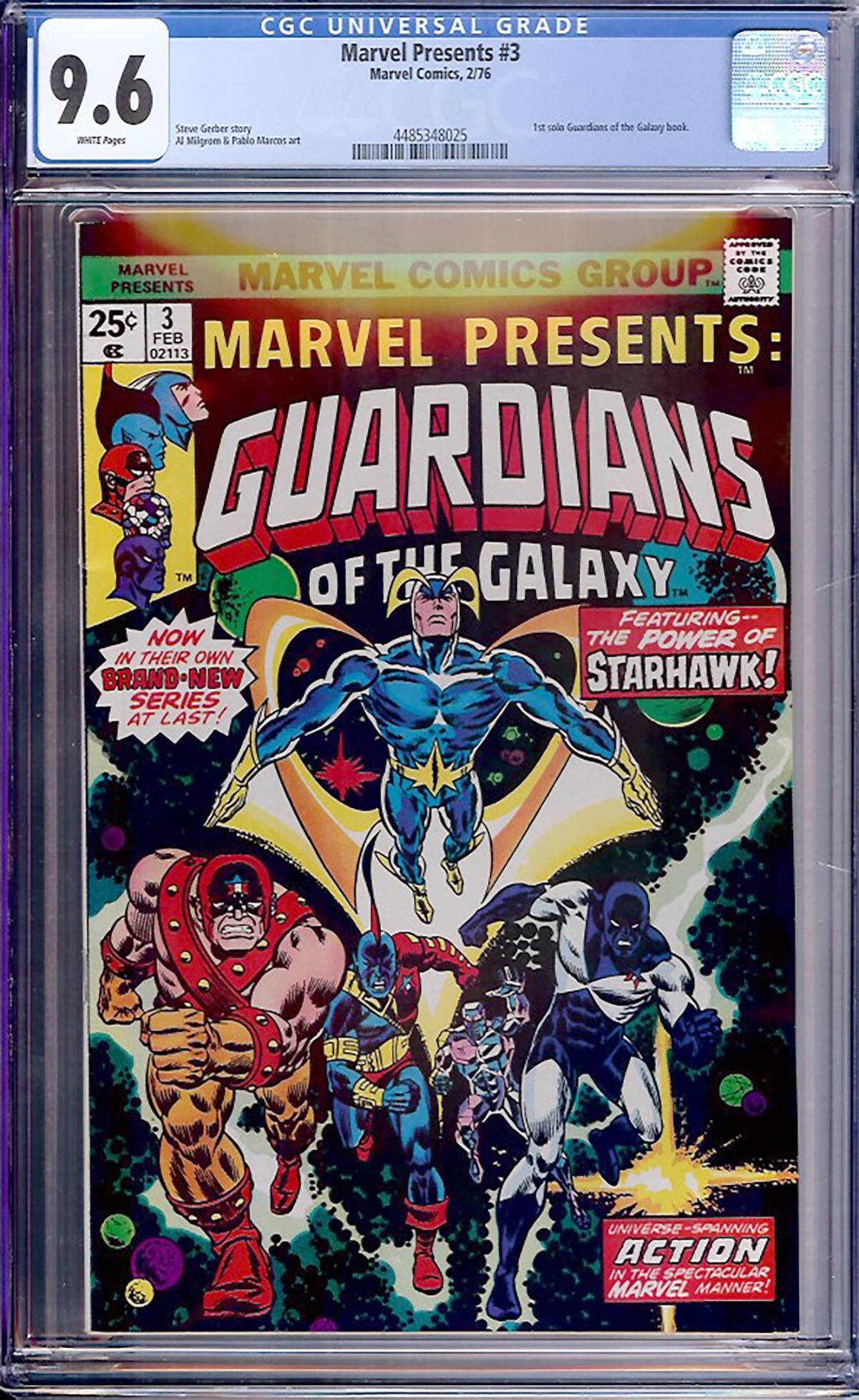 Marvel Presents #3 CGC 9.6 w