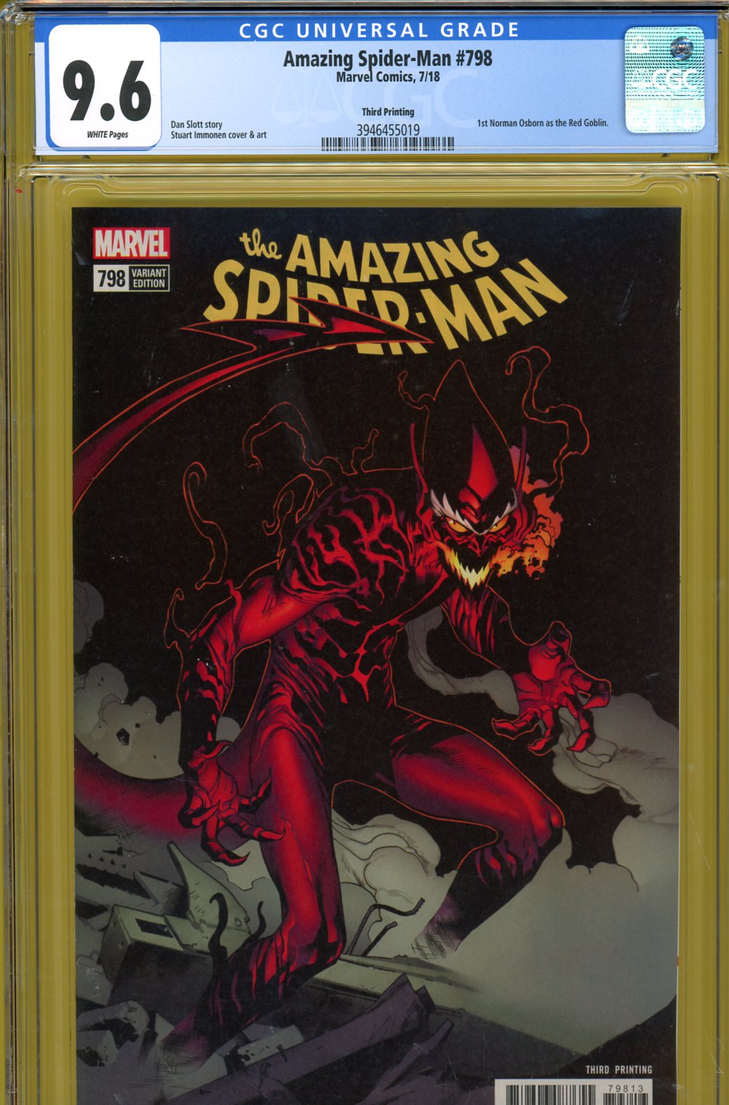 Amazing Spider-Man #798 CGC 9.6 w 3rd Printing