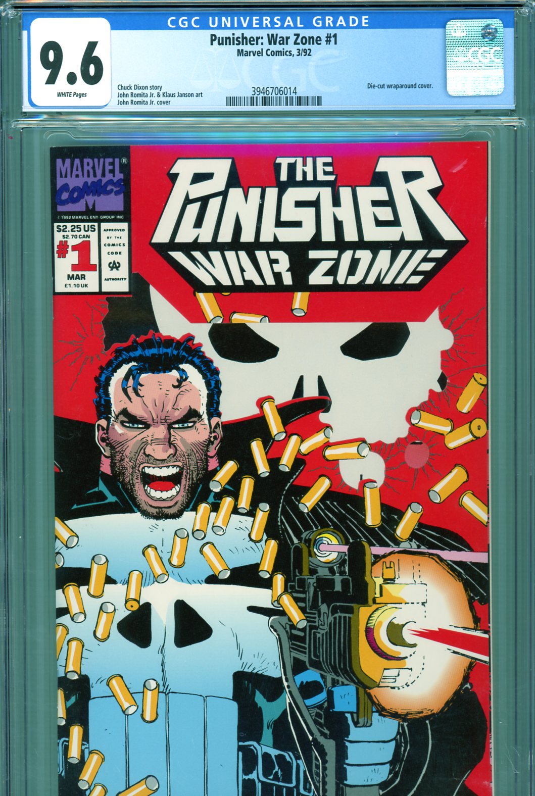 Punisher War Zone #1 CGC 9.6 w