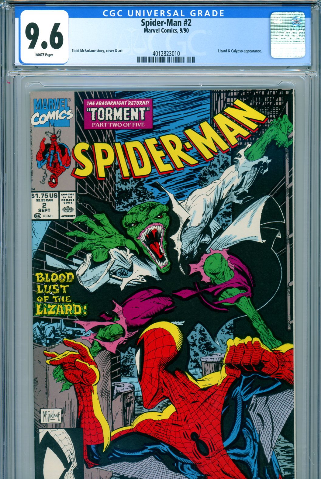 Spider-Man #2 CGC 9.6 w