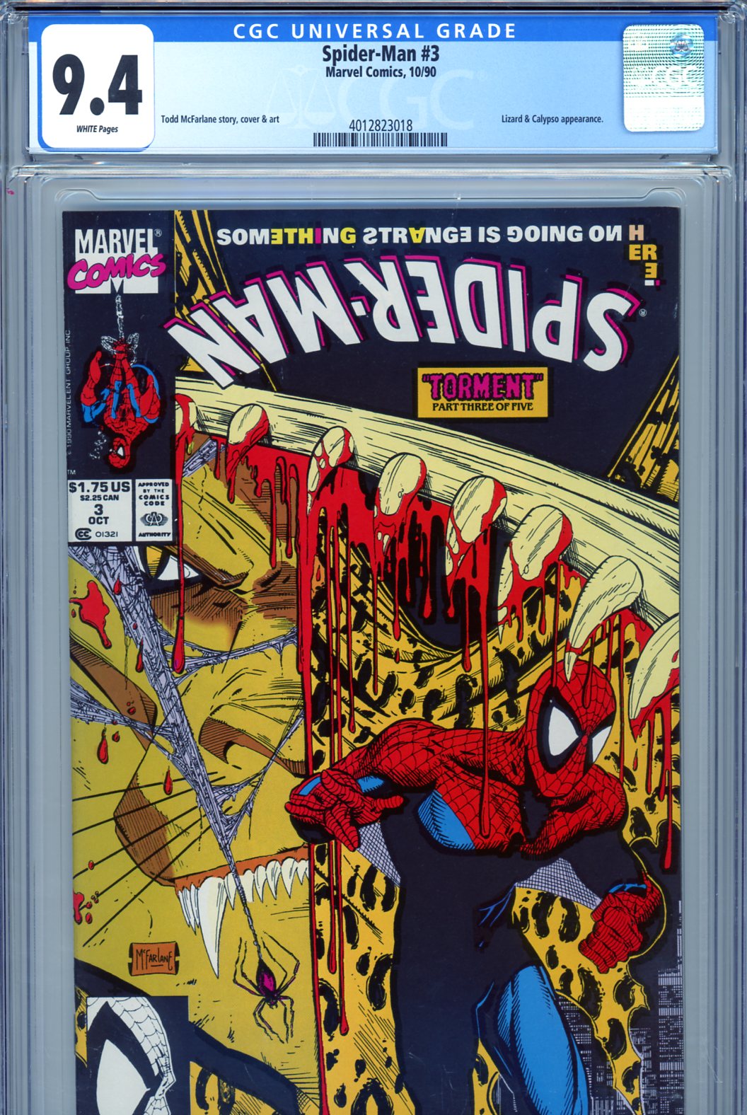 Spider-Man #3 CGC 9.4 w