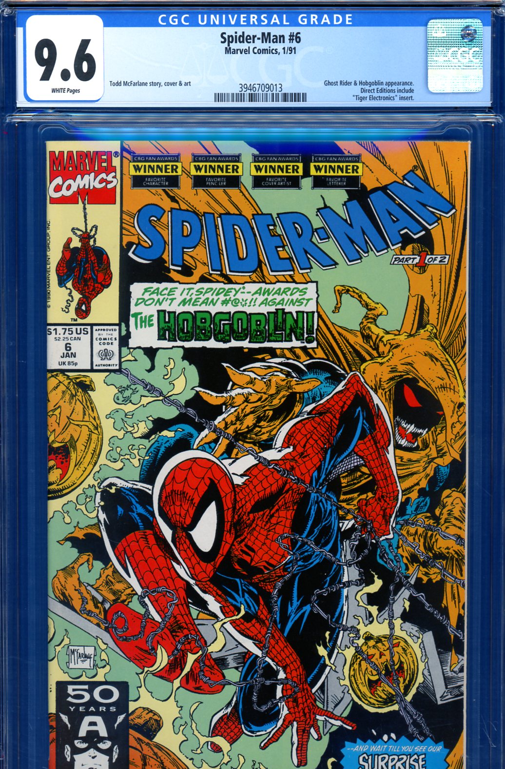 Spider-Man #6 CGC 9.6 w