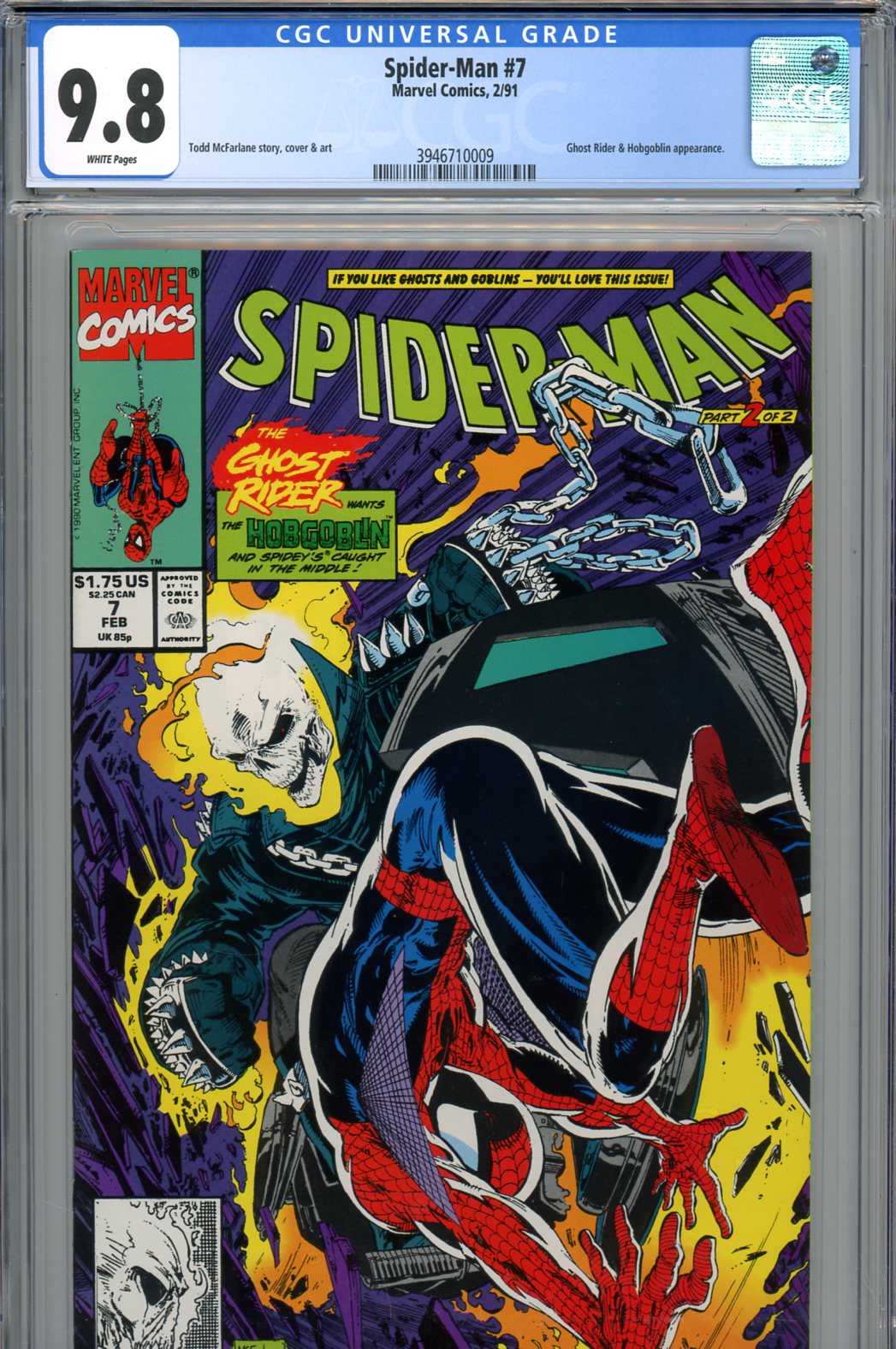 Spider-Man #7 CGC 9.8 w