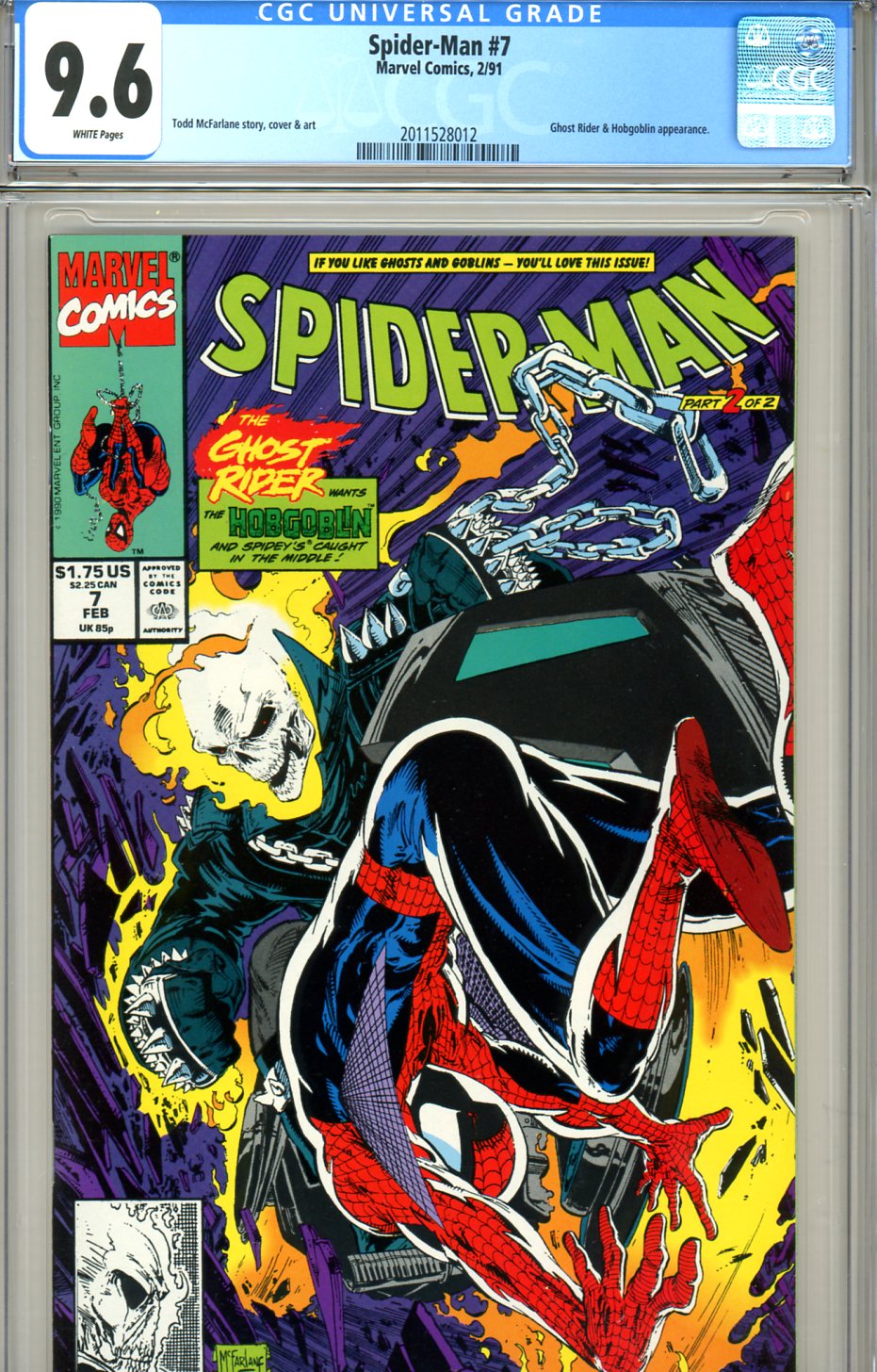 Spider-Man #7 CGC 9.6 w