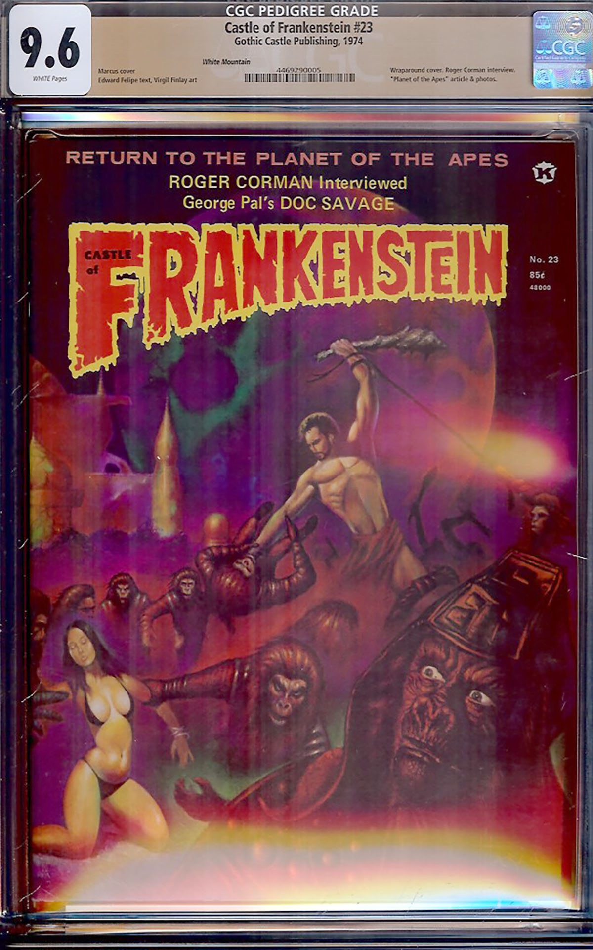 Castle of Frankenstein #23 CGC 9.6 w White Mountain