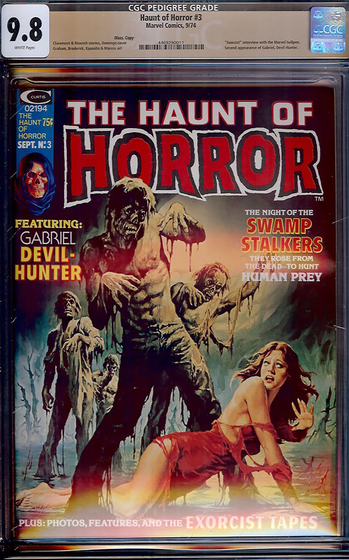 Haunt of Horror #3 CGC 9.8 w Mass. Copy