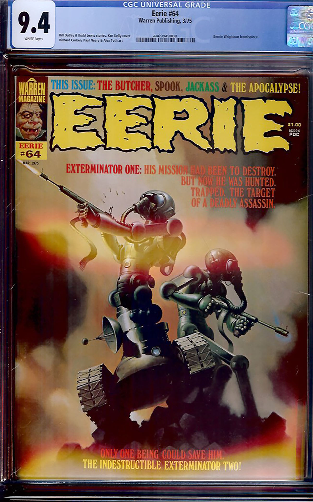 Eerie #64 CGC 9.4 w